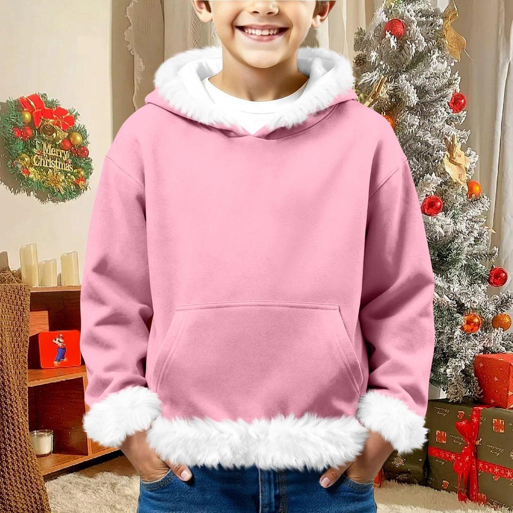 Children's Sweatshirt Girls Boys Long Sleeve Lightweight Casual Hoodie Loose Comfortable Sweatshirt
