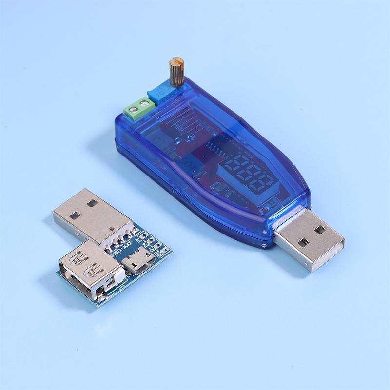 Светодиодный DC-DC 5V в DC 1-24V регулируемый потенциометром USB повышающе-понижающий преобразователь напряжения модуль регулятора напряжения