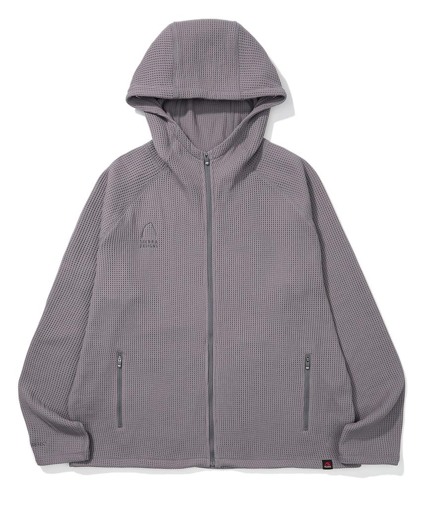 Sierra Designs Granite Polartec Powerdry Mesh Zip-Up Lavender Grey