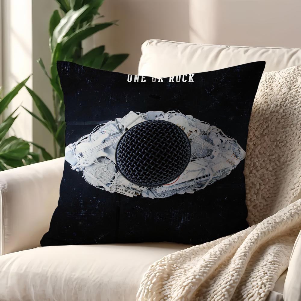 One Ok Rock Band cushion cover For Pillow Printing Sofa Decoration Home Car Room Coffee Shop Office Nordic Simplicity