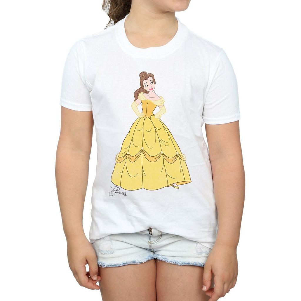 Beauty And The Beast Хлопковая футболка Belle для девочек
