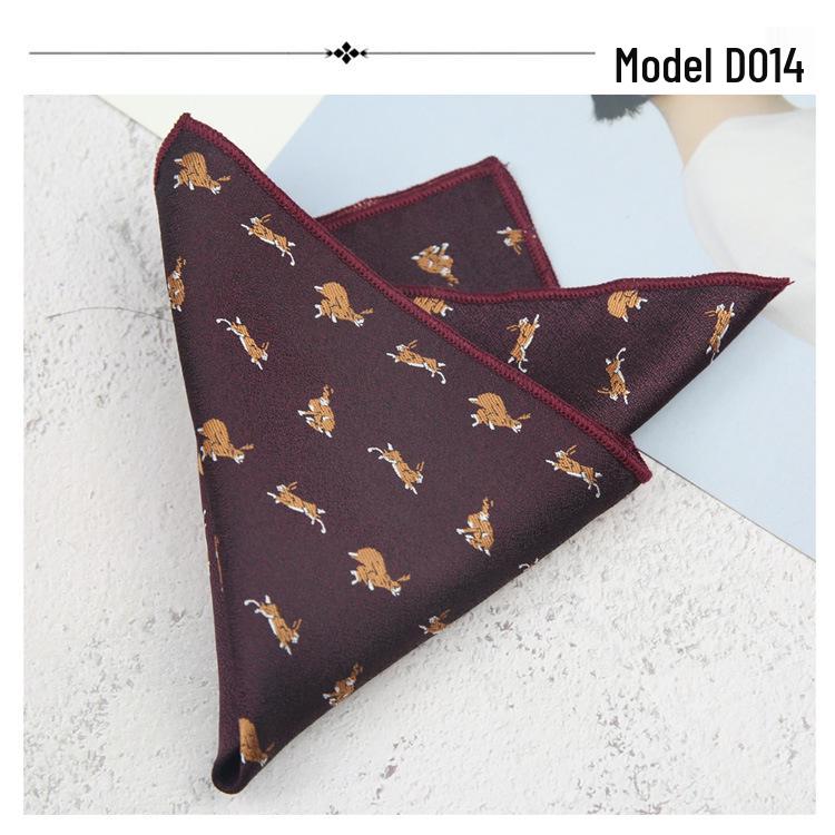 Ретро Корейский Стиль Многоцветный Костюмный Платок - Аксессуары Джентльмена