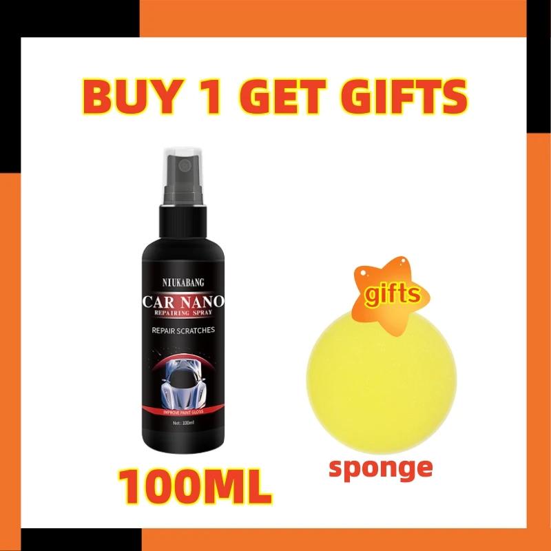 50/100/120 мл керамическое нанопокрытие для автомобиля, жидкое средство для ремонта царапин, спрей с нанокристаллическим гидрофобным слоем, полировка, уход за краской, мойка автомобиля