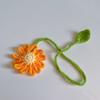 1pc Sunflower Bookmark - Flower Bookmarks for Women Unique Bookmark Handmade Knitted Ideal Gift for Book Lovers