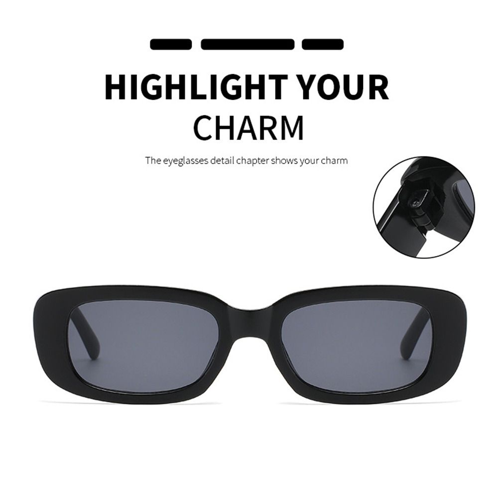 Защита UV400 Y2K солнцезащитные очки конфетного цвета водительские очки прямоугольные солнцезащитные очки для женщин и мужчин