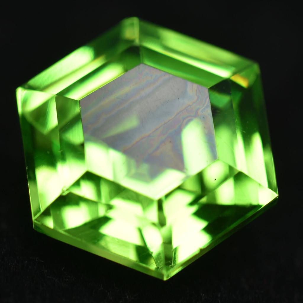 8.10 Ct Fancy Shape Natural Green Peridot Loose GEMSTONE For Jewelry