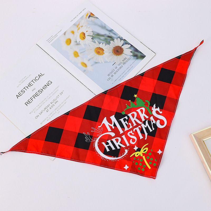 Thanksgiving Pet Supplies Dog Saliva Towel Christmas Pet Triangular Scarf Halloween Dogs and Cats Bib Bib