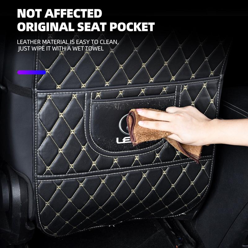 Interior Stickers Car Seat Backrest Anti-kick Pad Anti- Dirt Scratch Mat Auto Interior Accessories For Lexus F SPORT GX460 Ct200