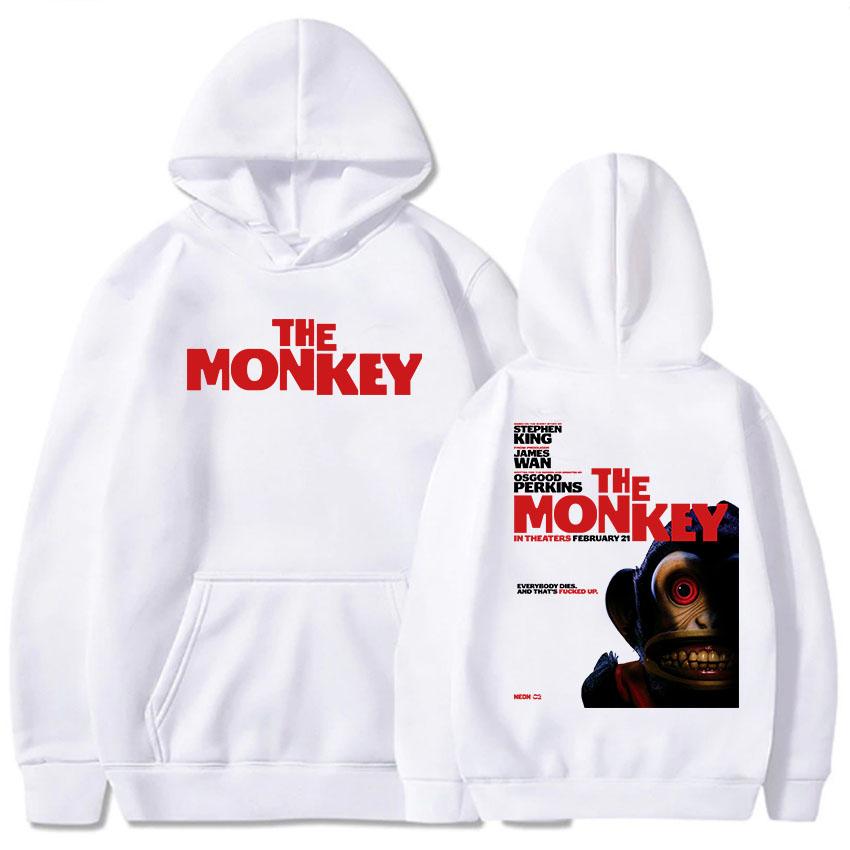 Толстовки с капюшоном The Monkey Movie для женщин и мужчин, уличная одежда с длинным рукавом, одежда