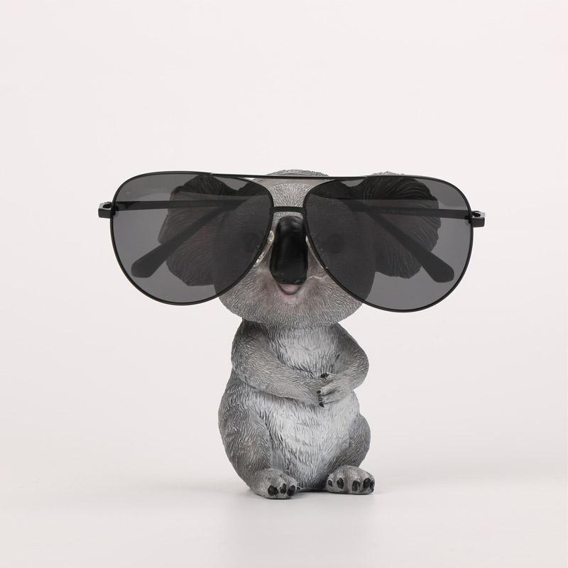1 шт. держатель для очков с милыми животными, забавные подставки для солнцезащитных очков коалы, креативный держатель для очков из смолы, полка для домашнего офисного декора,