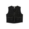 Life Solid Logo Удобный тканый жилет для мужчин, жилеты черного цвета FN3215-010