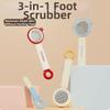 3 in 1 Foot Brush Scrubber Ergonomic Foot Grater Portable Dead Skin Callus Remover  Foot Care Tools