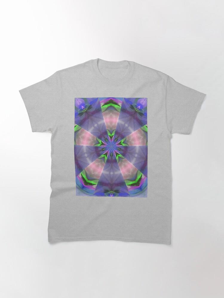 Pentangle Pastel Shades Multicolored Kaleidoscope Pentangle Pattern 9 Classic T-Shirt