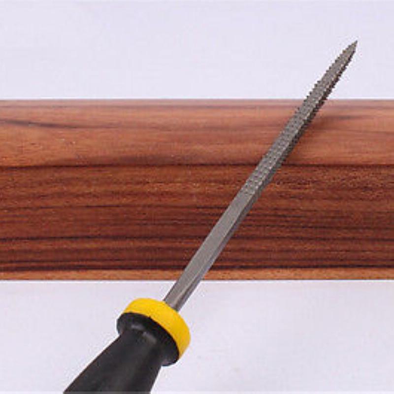 6 шт., набор маленьких деревянных рашпилей, плоские, круглые, квадратные, треугольные, надфили Халбрунд, новые