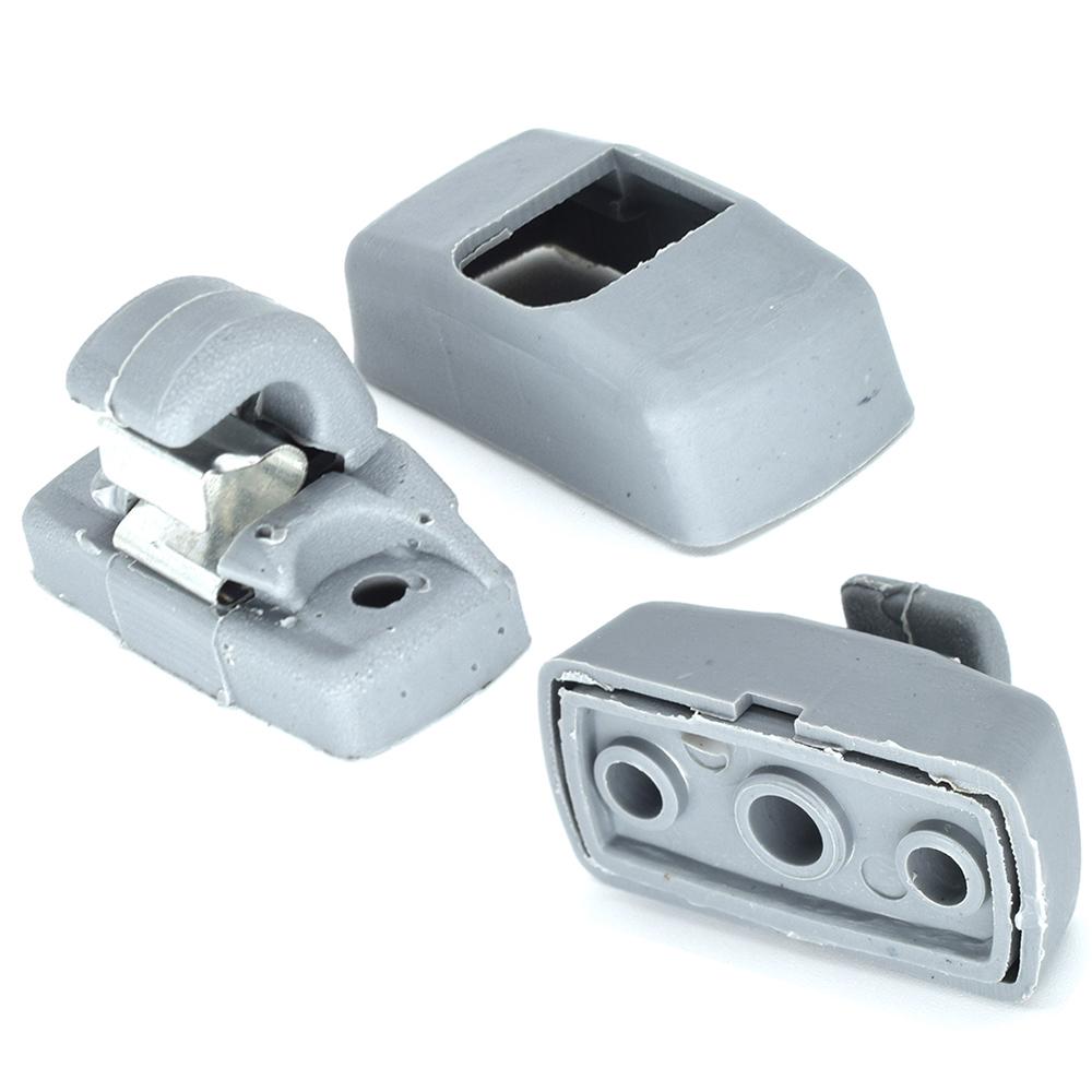 1 шт., серый передний солнцезащитный козырек, зажимы-крючки, кронштейн для Seat Altea XL Arosa Ibiza 6L ST Leon 1M 1P Toledo 5P Alhambra Cordoba Vario