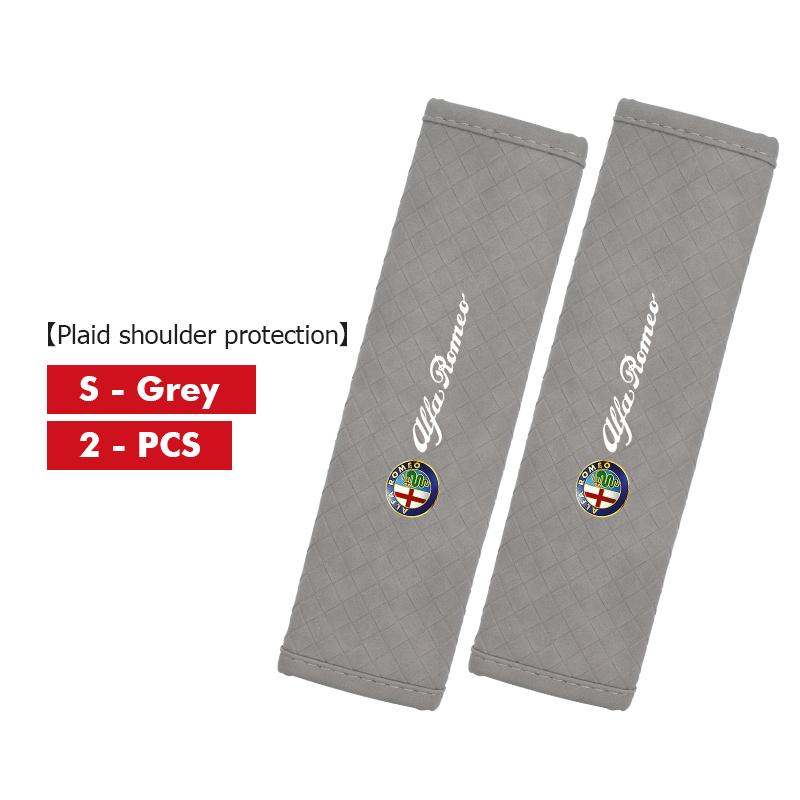 For Alfa Romeo Car Seat Belt Shoulder Protection Pad C Breathable Shoulder Case 159 Giulietta Giulia 147 Mito 156 159 166 GT