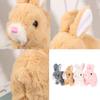 Plush Rabbit Toy Robot Bunny Walking Jumping Running Animal Shake Ears Cute Electric Pet for Kids Birthday Gifts