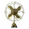 Pedestal Fan Brass Antique On Black Tripod Royal Navy Retro Modern Electric Industrial Floor Fan For Corner Home Decor Housewarming Gifts