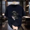 Таинственная мужская женская футболка 2024 года, летняя футболка с коротким рукавом и аниме-графикой, унисекс, свободная модная одежда, футболки больших размеров