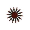 Lady Hairdressing Tool Wooden Boar Bristle Round Brush Hairbrush Styling Brush Round Hair Brush