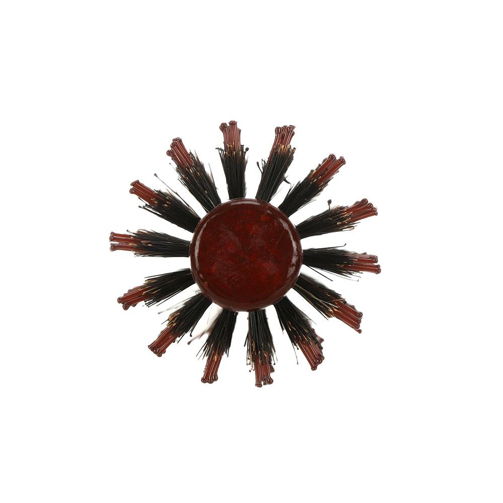 Lady Hairdressing Tool Wooden Boar Bristle Round Brush Hairbrush Styling Brush Round Hair Brush