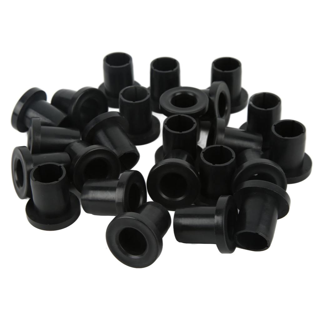 24Pcs A Arm Short Bushings Black ABS 5439270 Replacement for Polaris Ranger 400 425 500 700 800 900