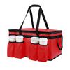 Insulated Lunch Bag with with Drink Carrier Food Delivery Bag Insulated Grocery Bags Food Carrier Catering Bag Cooler Bags