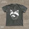 Punk Raccoon Comfort Colors® Shirt, Grunge Aesthetic Top for Men Women, Edgy Punk Rock Tee, Mohawk Trash Panda Top, Alt Clothing