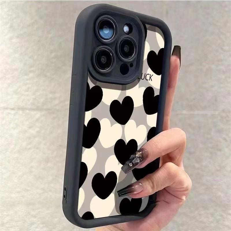 Lucky Love подходит для Apple 14promax, персонализированный чехол для мобильного телефона 15pro, 13/12, полноразмерный 11/X, нишевый 8P