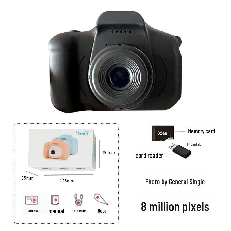 Детская HD цифровая мультяшная камера - Мини-игрушка для детского подарка на день рождения