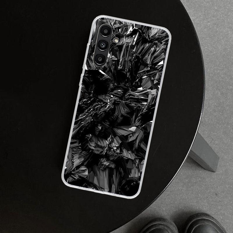 Чехол-накладка с узором из кованого карбона для Samsung Galaxy A17 A16 A26 A36 A56 A57 A37 A15 A25 A35 A55 A14 A24 A34 A54 A13 A23 A3