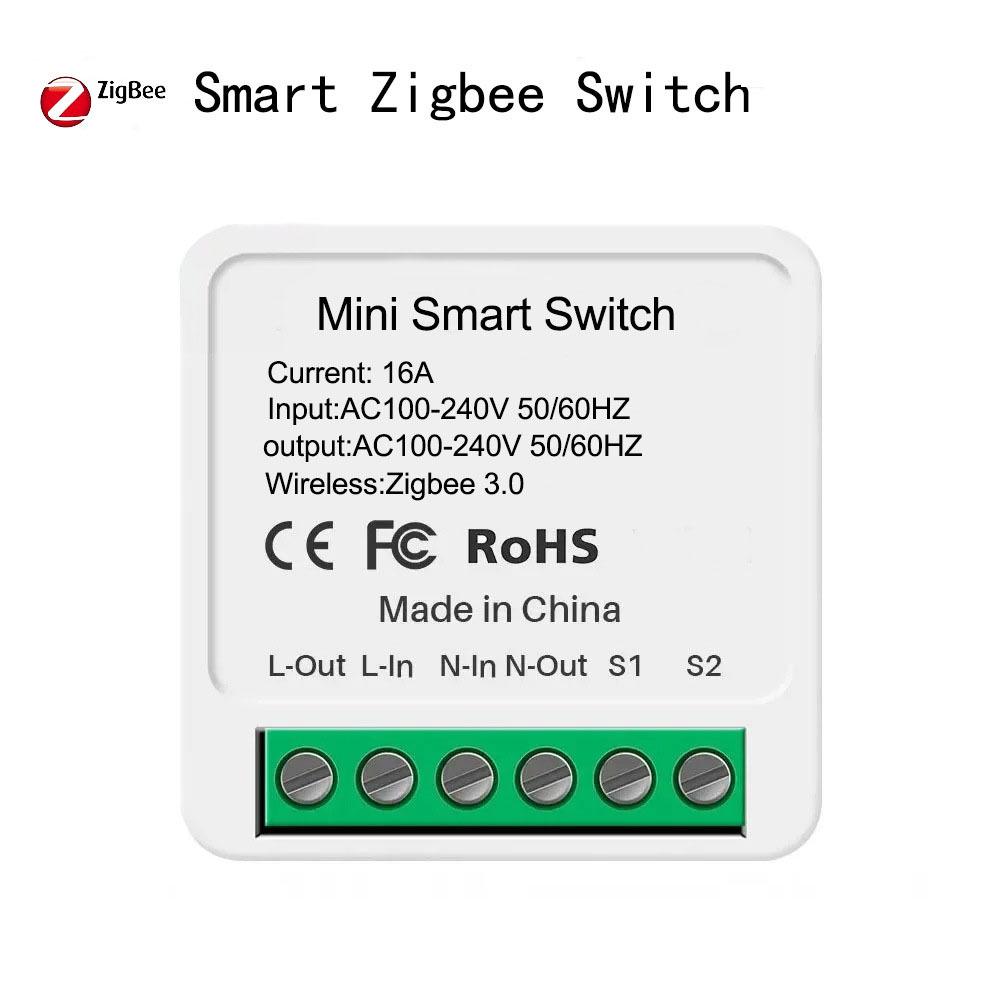 Zigbee 3.0 16A Включатель/Выключатель