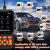 Диагностический сканер OBD2 Улучшенный считыватель кодов неисправностей «Check Engine» с функцией сброса готовности I/M Диагностический сканер для автомобилей OBD2/EOBD