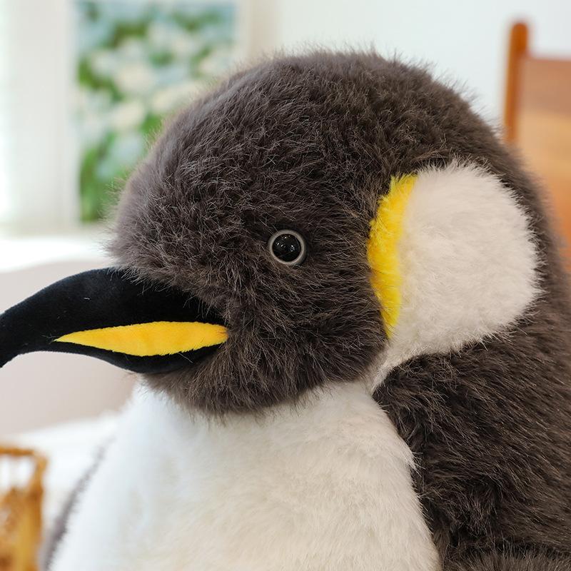 Cross-border simulation little penguin doll plush toy aquarium animal doll boy children's birthday gift