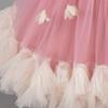 Girls' Baby Sleeveless Dress Short Princess Flower Pink Performance Flying Sleeve Toddler Children's Day Evening Dresses