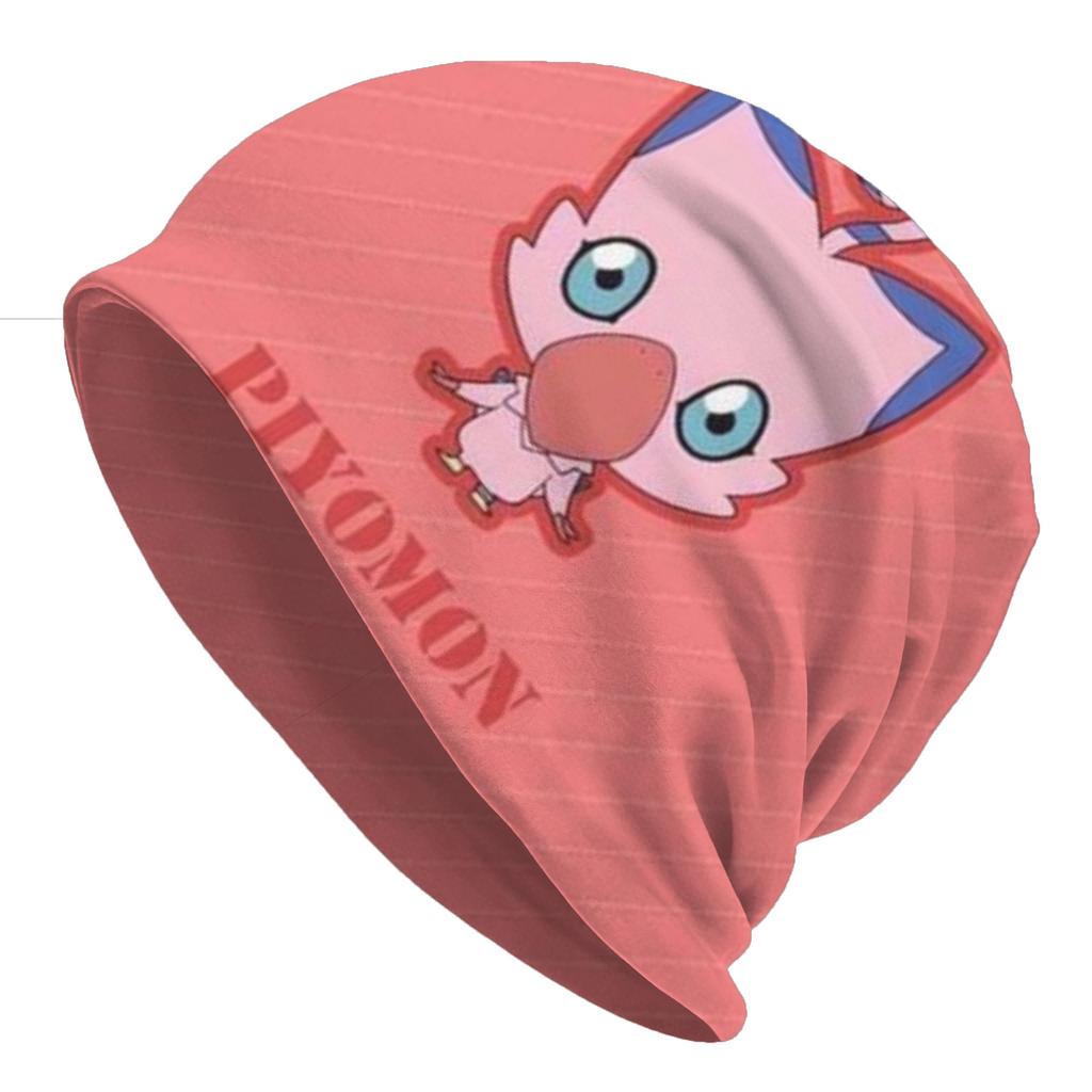 Biyomon (3) Autumn Spring Caps For Men Women Digimon Ski Caps Soft Bonnet Hats Skullies & Beanies Hat