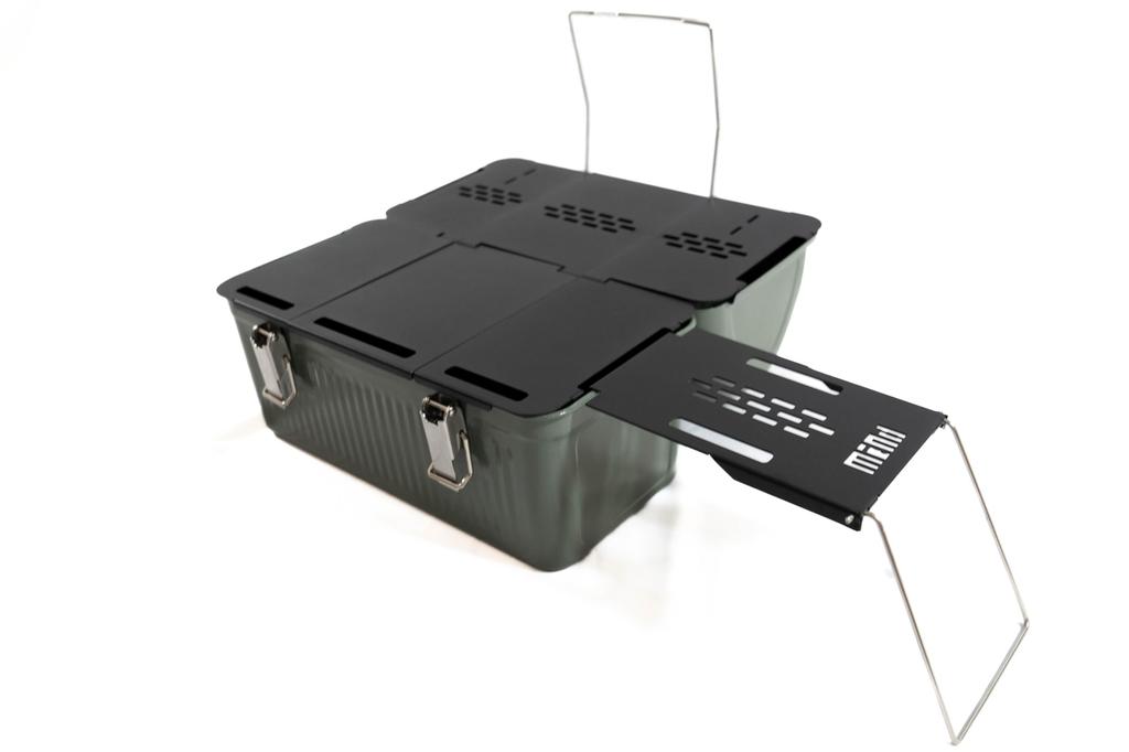 Настольный набор железный ланч-бокс Stanley (9.4л) (Набор из 6 предметов) (Столик)