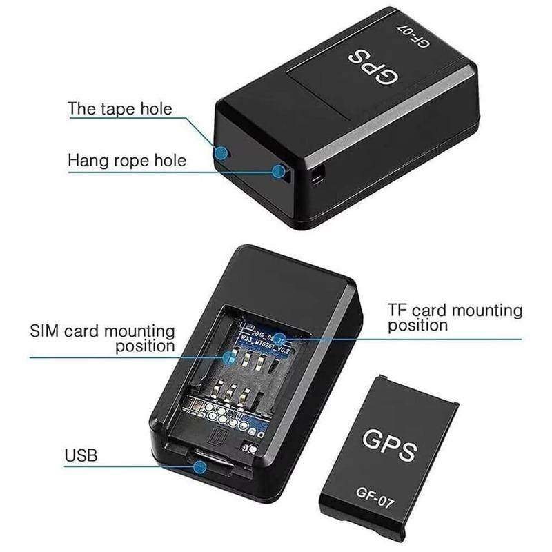 New GF-07 Mini Car GPS Tracker Anti-Lost Device Real Time GPS Tracer Anti-Theft Locator Strong Magnetic Mount SIM Message Positioner