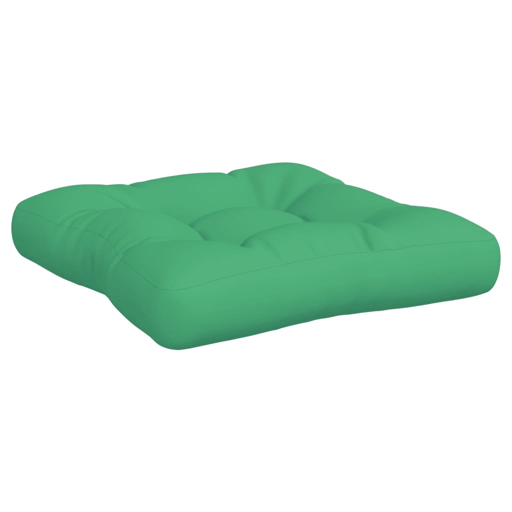 2 Piece Pallet Cushion Set Green Fabric
