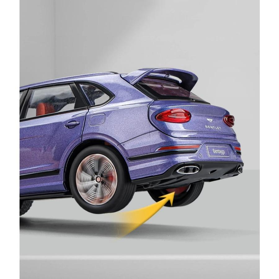 1/24 Bentayga SUV литые игрушечные машинки и игрушечные машинки модель автомобиля звук и свет инерционные машинки игрушки для детей подарки