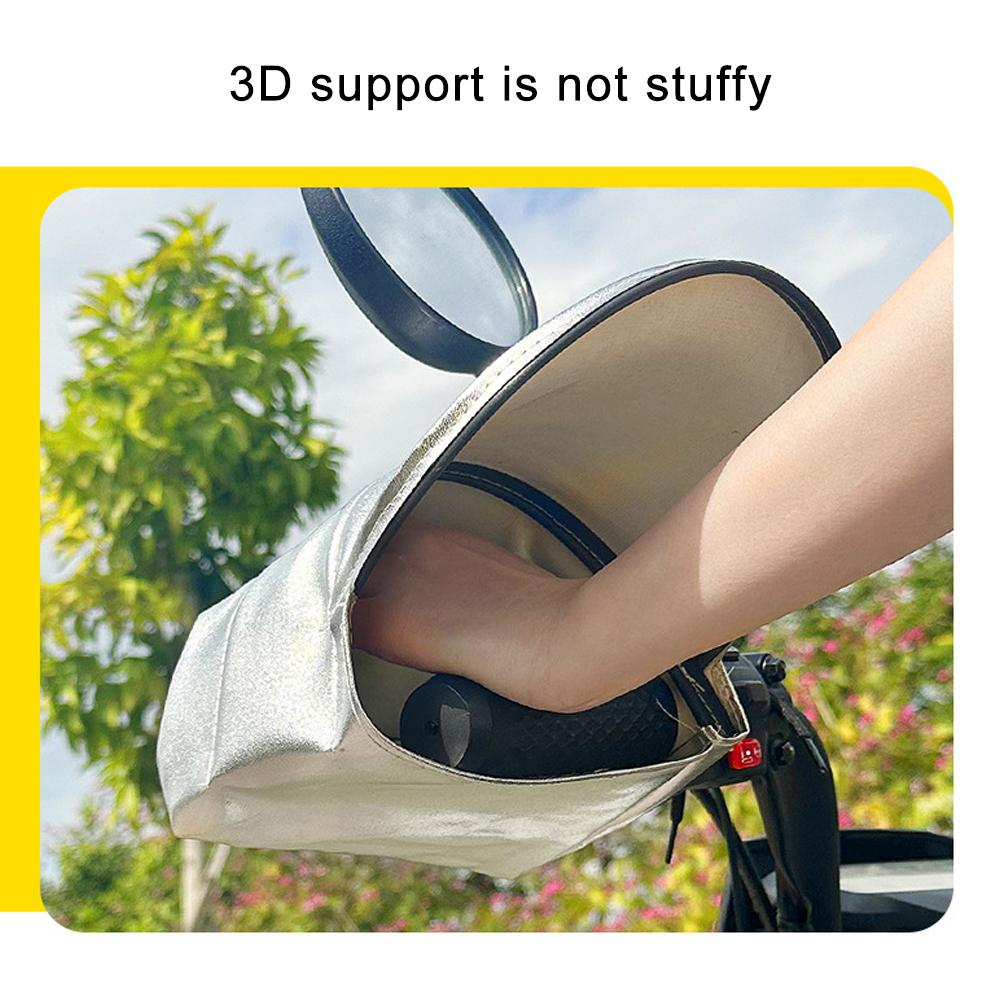 Дождь Ручка для лобового стекла Электромобиль Руль Чехол Перчатки для аккумулятора Солнцезащитный летний щиток Защитный чехол для рук Тепловой автомобильный двигатель P4y3