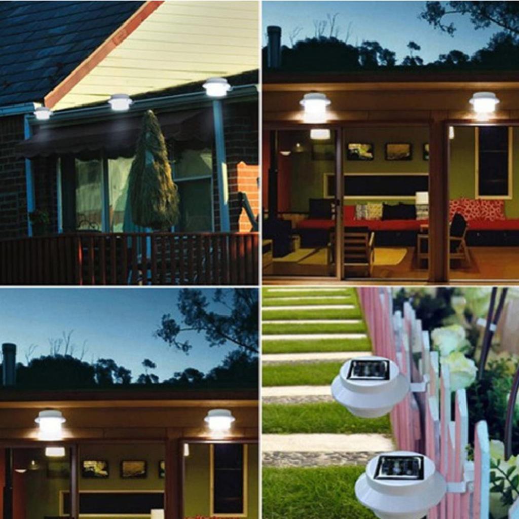 Solar Powered Light Outdoor Waterproof Eaves Light Wall Light Fence Light Solar Rail Guard Light