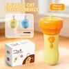 with Fluff Ball Electric Cat Teaser Wand USB Rechargeable Smart Cat Toys  Indoor Outdoor Play