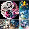 5d DIYDiamond Embroidery Dragon Full Round Square Diamond Hand Crafts Painting Novelty 2024 Animal Embroidery Home Decoration