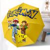 1 шт. Ветрозащитный автоматический зонт с персонажами Pokemon, легкий, для женщин/мужчин, идеальный рождественский подарок a0811219
