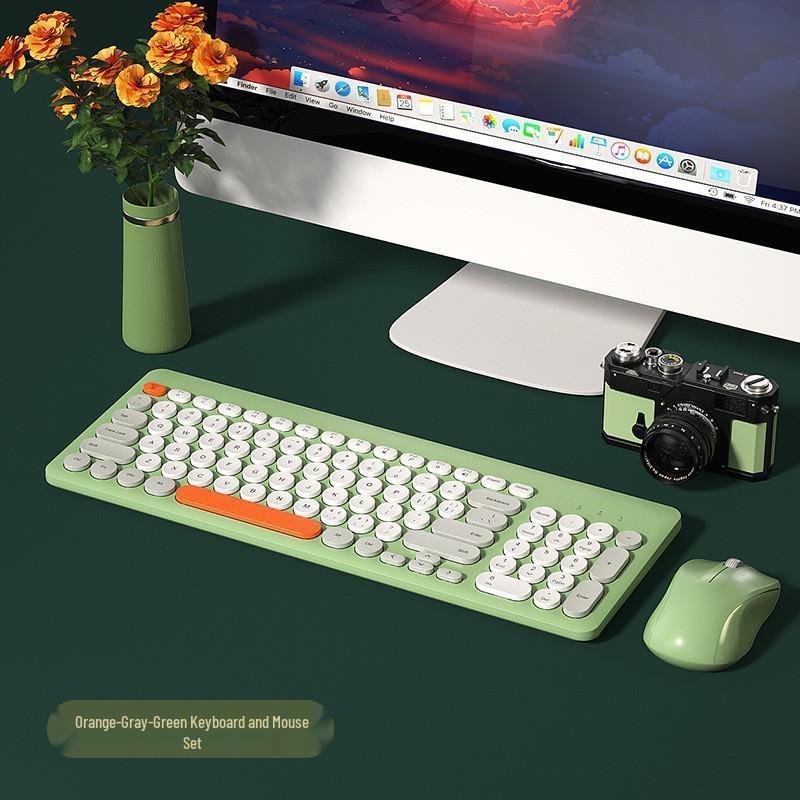 BOW Hangshi K221 USB Проводная клавиатура для девочек - Для настольного компьютера и ноутбука