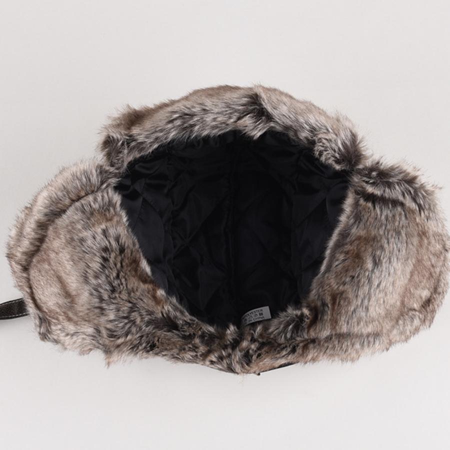 Зимняя шапка-бомбер для мужчин и женщин, пилот, авиатор, шапка-ушанка, уличное мотоциклетное ветрозащитное теплое искусственное меховое ушаночник