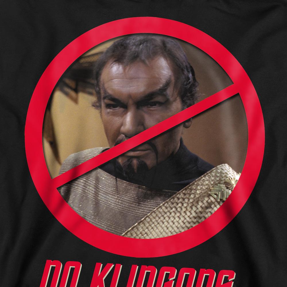 Star Trek Unisex Adult No Klingons Sweatshirt