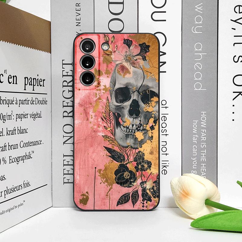 Ретро Готический Ночной Цветок Череп Печатный Чехол для Телефона для Honor Huawei 200 LITE 100 400 PRO 90 Lite Magic 8 7 6 5 Цветочный Чехол