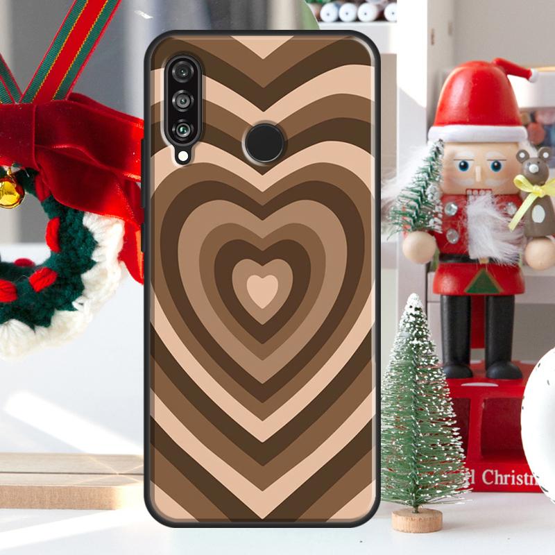 Чехол с цветным кругом-сердцем 'Любовь' для Huawei Nova 9 10 SE 11 Pro Y60 Y70 Y90 Y61 Y91 Y72 Y73 12i 11i 8i P20 P30 P40 Lite